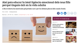 Intel·ligència emocional: clau per l'èxit dels teus fills/es