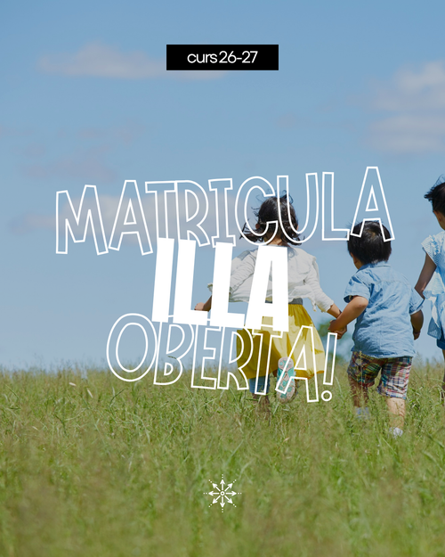 Extraescolar de L’Illa 2026-2027: prematrícula oberta